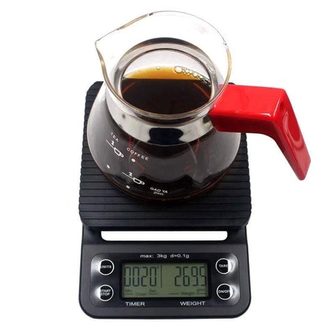 Tree MRB-S 1001 Stainless Steel Barista Coffee Scale, 1000 g x 0.1
