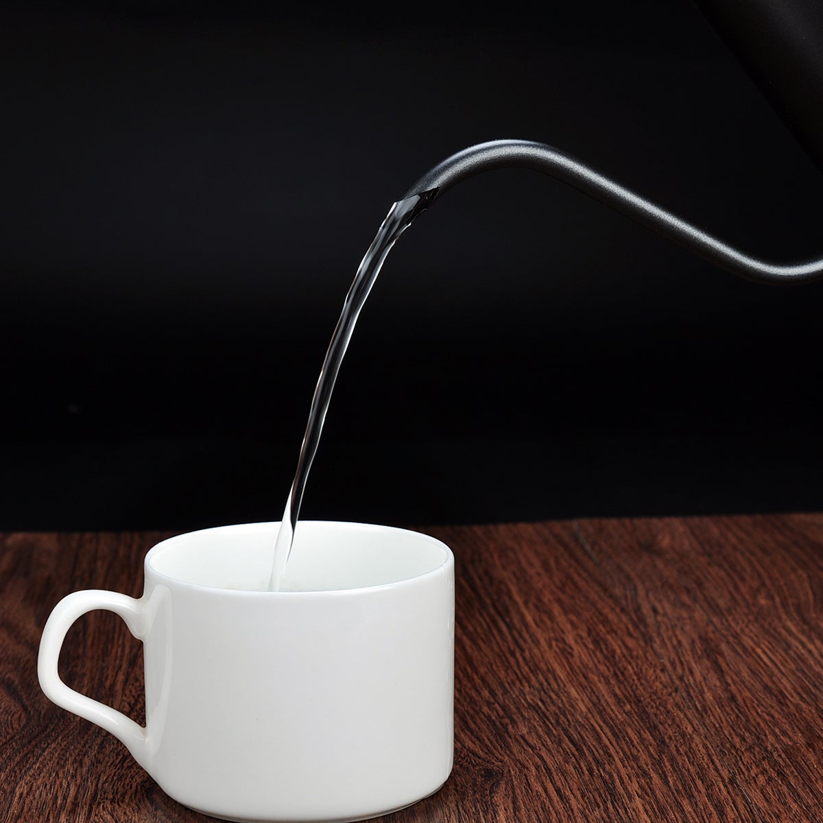 BARISTA SPACE BREWING KETTLE 3 IN 1 UNIQUE SPOUT 600 ML (BLACK / WHITE)
