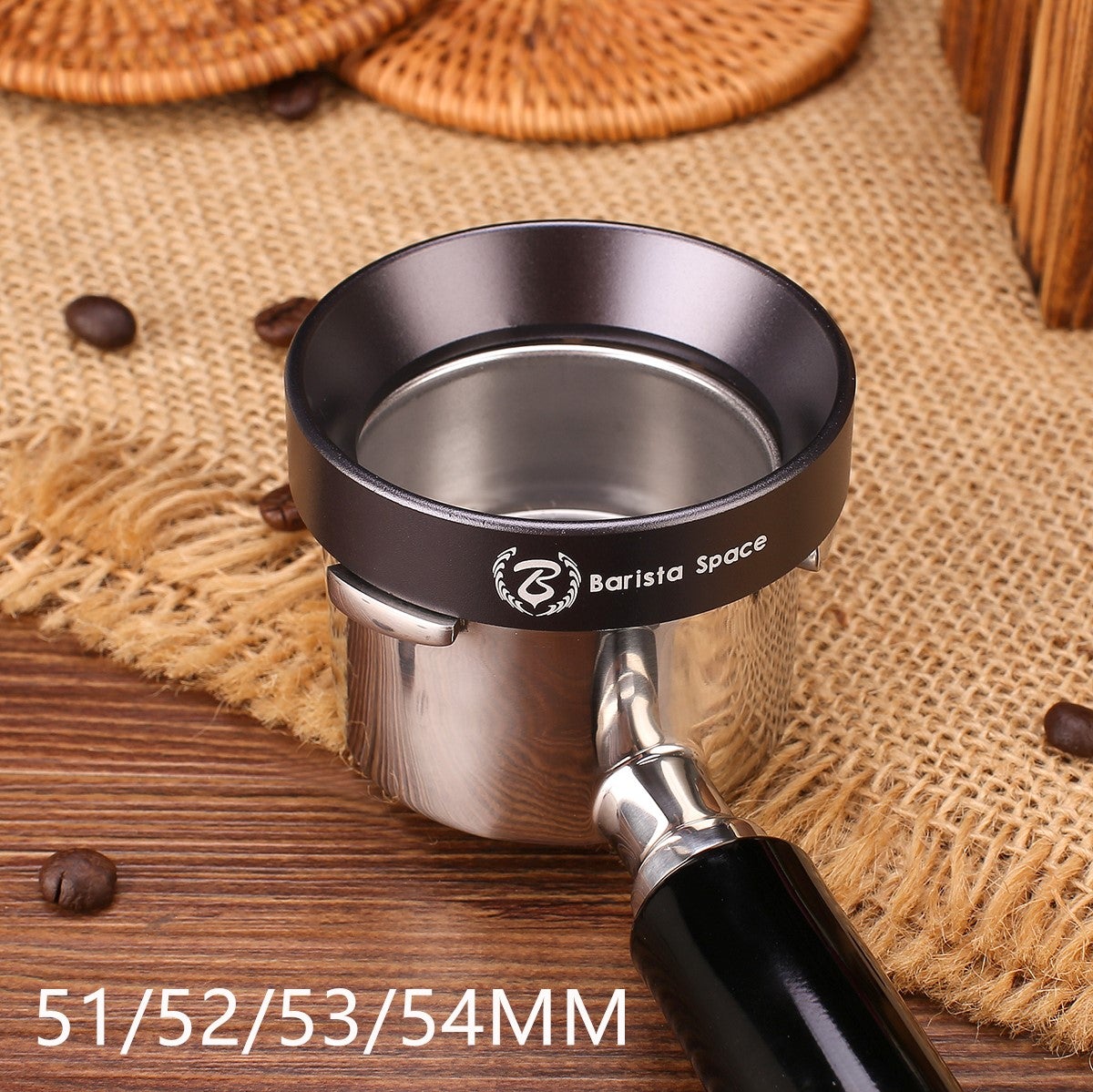 BARISTA SPACE COFFEE ESPRESSO MAGNETIC 51 / 52 / 53 / 54 / 58 MM DOSING FUNNELS